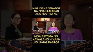 ISANG SENADOR NA HINDI UMAATRAS SA KAWALANG HIYAAN LABAN SA ISANG PASTOR