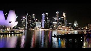 Light show in Marina bay sands|singapore|