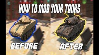 HOW TO MOD TANKS IN WORLD OF TANKS BLITZ