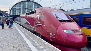 EUROSTAR First Class | Amsterdam to Paris at 300 km/h (Europe's fastest train!)