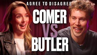 Austin Butler & Jodie Comer Argue Over The Internet's Biggest Debates | Agree To Disagree