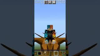 mod de como treinar o seu dragão para minecraft pe 1.20 #minecraft