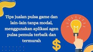 cara menjual pulsa tanpa modal, cara menjual pulsa hp dan token listrik untung banyak