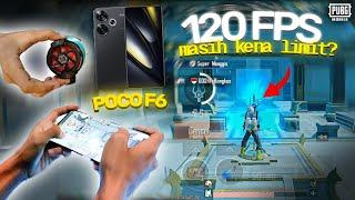 TEST 120 FPS PUBG MOBILE DI POCO F6 PAKE FANCOOLER NGEFRAME ? | POCO F6 PUBG TEST