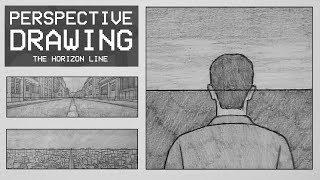 Perspective Drawing 2 - What is the Horizon Line?