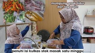 penuhi isi kulkas stok masak satu minggu