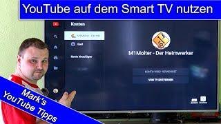 YouTube auf dem Smart TV nutzen / Accounts verwalten