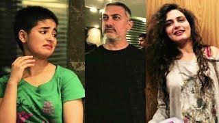 Aamir Khan Being REAL HAANIKAARAK BAPU To Fatima, Zaira, Sanya, Suhani | Behind The Scenes Of DANGAL