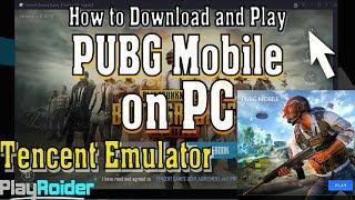 How to Play PUBG Mobile on PC OFFICIAL English Tencent Emulator!