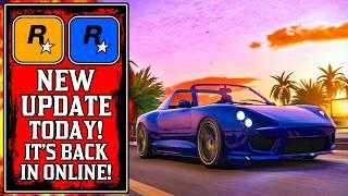 It's BACK.. The NEW GTA Online UPDATE Today! (New GTA5 Update)