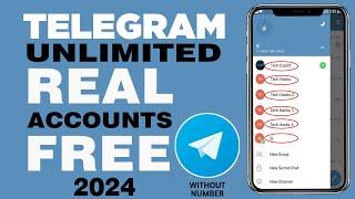 How To Create Unlimited Telegram  Accounts 2024 | How To Make Multiple Telegram Account 2024