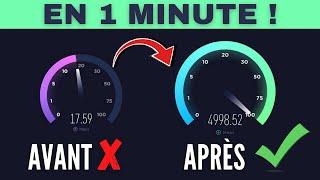  BOOSTER sa CONNEXION INTERNET en 1 ASTUCE en 2024 !