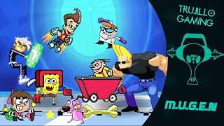 M.U.G.E.N Team Nicktoons Unite Vs Team Cartoon Network Unite