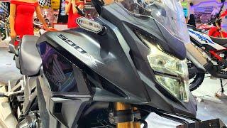 New 2025 Honda CB500X in MATTE GUNPOWDER BLACK METALLIC