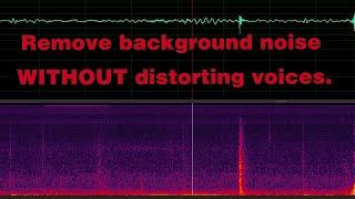 How to use Noise Reduction in Adobe Audition WITHOUT degrading audio quality!