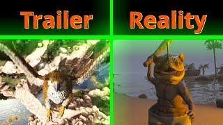 ARK: Ragnarok Trailer vs Reality