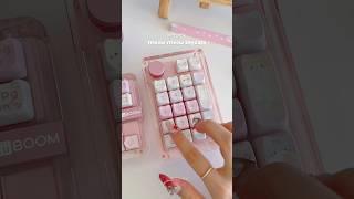 meow meow keycaps! #aesthetic #cute #kawaii #pink #keyboard #shorts