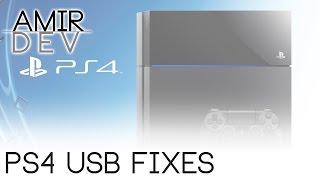 PS4 Multiple USB fixes (Including External HDD) - Not Recognised/Supported etc