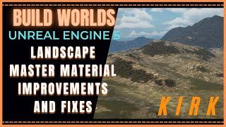 Landscape Master Material | Improvements & Fixes | Build Worlds