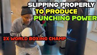 How To Produce Punching Power While Slipping