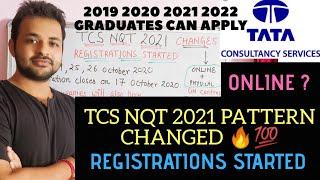 TCS NQT 2021 Registrations Started || TCS NQT 2021 Dates