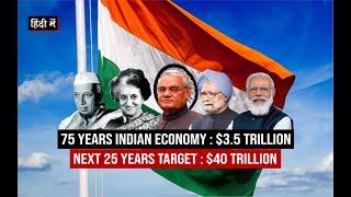 75 Years of Indian Economy (1947-2022) || Future of Indian Economy (2022-2047)