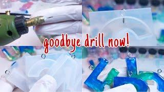 goodbye drill now? How i make 70pcs. beach letter keychains without using drill? Resin Crafts Art