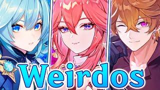 Voice lines of them being Lovable Weirdos | Eula, Childe, Yae Miko | Genshin Impact voice lines lore