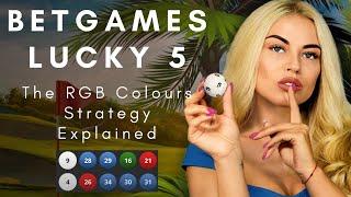 Betgames Lucky 5 Strategy - Backing the RGB Colours