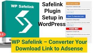 Wp Safelink Full Setup- Converter Your Download Link to Adsense (Superfast Theme)