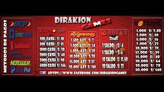 DIRAKION GAMES (Venta de Cash para Juegos Online)