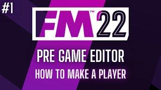 Football Manager Editor Tutorial | The Basics Of Player Creation