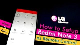 Redmi Note 3 Mi Remote App Demo | How to Setup Remote Control Infrared IR Blaster