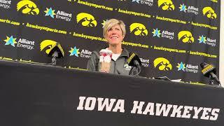 Iowa women’s basketball coach Jan Jensen recaps Drake win, previews Kansas matchup