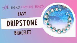 Make the Easy Dripstone Bracelet w/ 8mm Round Pearls, Mini GemDuos & More! | Free Beadning Tutorial