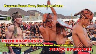 Patih Brambang U Cukup Lelah Saat Melawan Penantangnya Dari Buwun Mas Sekotong/Peresean terbaru 2023