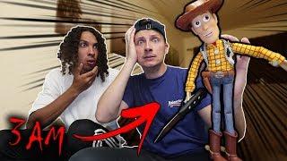 DO NOT PLAY ONE MAN HIDE AND SEEK WITH WOODY FROM TOY STORY AT 3 AM! (HE WAS NOT FRIENDLY)