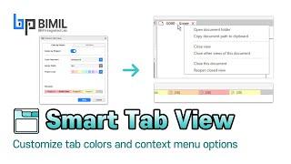 Revit Addin - Smart Tab View [BIMIL Free] #bimil #bim #revit