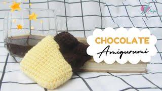 #103 | How to crochet Chocolate amigurumi | DIY Candy Amigurumi | Free Pattern | AmiguWorld