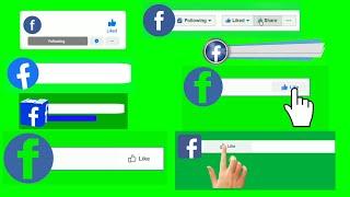 Facebook Green Screen Animation Follow Button || Free Download || No Copyright ।।