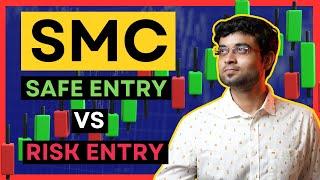 SMC Safe Entry Vs Aggressive Entry Explained In Tamil | #smc #smartmoneyconcept #tamil #forextrader