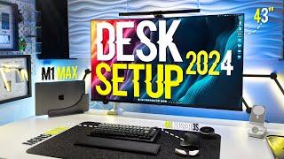 Ultimate MacBook Desk Setup Tour 2024