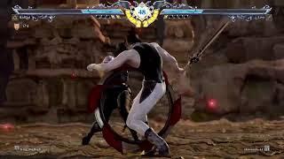 Soul caliber 6 King vs. Shawn War time 7