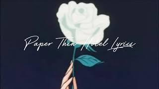 Paper Thin Hotel Lyrics