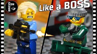 Robbery Like a Boss Lego City Police Bank Heist Dashing Robbery Crane Robbery Bricks On