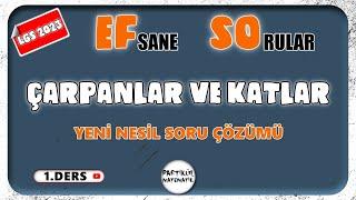 Çarpanlar ve Katlar | Ebob Ekok | Yeni Nesil Soru Çözümü | EFSO #lgs