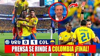 ASÍ REACCIONA PRENSA EUROPEA A VICTORIA de COLOMBIA vs URUGUAY 1-0 "Colombia ganará la copa América"