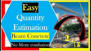 Beam Concrete Calculation l Estimation of Beam l Concrete Estimation Plinth Beam Concrete Quantity