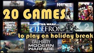 20 GAMES: TO PLAY THIS HOLIDAY