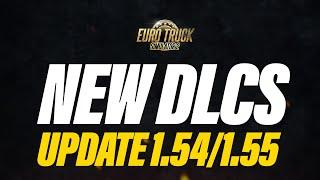 ETS2 2 Map DLCs & Free Maps, & New  Promods  in Updates 1.54 & Update 1.55